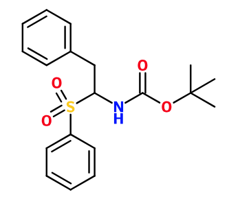 (image for) MCYJ0247 1,1-Dimethylethyl N-[2-phenyl-1-(phenylsulfonyl)ethyl]carbamate